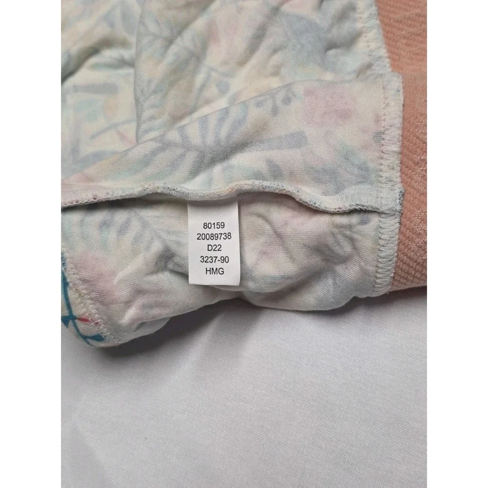 Duluth Trading Co Dang Soft Bra Bralette Women XL Floral Knit Adjustable 80159 - Picture 4 of 5
